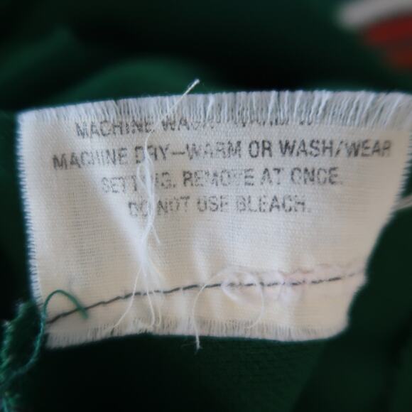 Vintage 70s Dark Green Shirt Dress Striped Trim Knee Length M - Picture 5 of 5